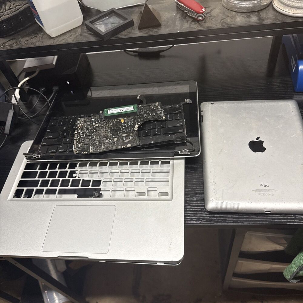 Apple MacBook Pro & iPad Parts Lot Logic Board Display A1458 For Repair AS-IS